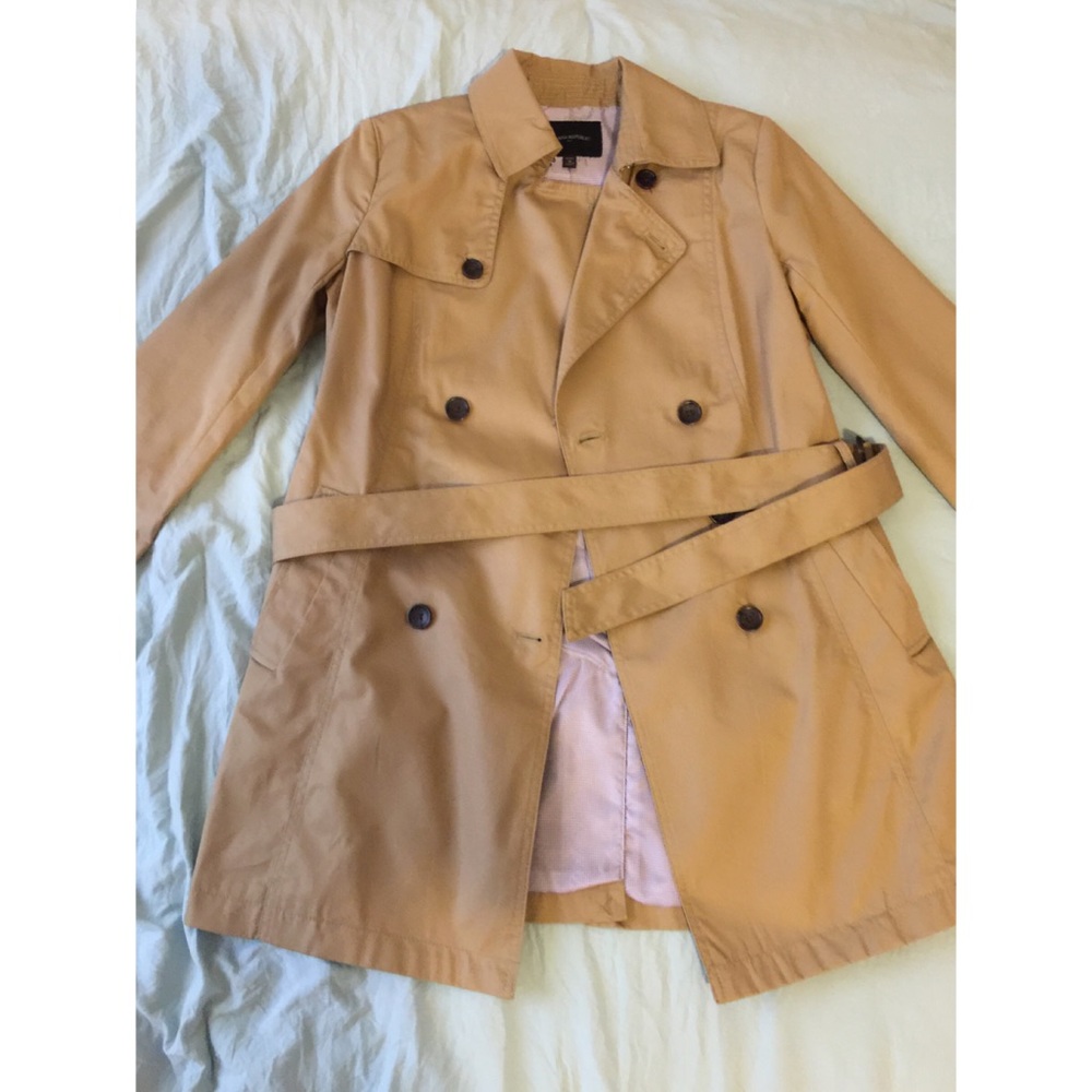 Banana Republic Factory Trench Coat Petite S
